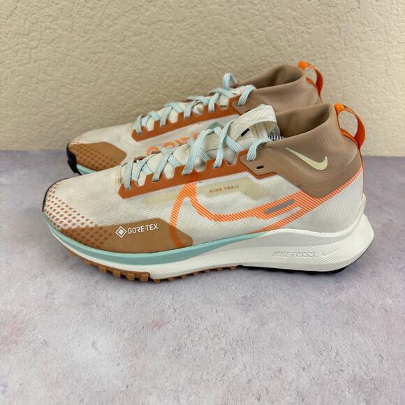 Nike Pegasus Trail 4 GTX Gore-Tex Men Size 8 Running Shoes Tan FN8886-181 main image 7
